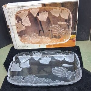 Fifth Avenue Crystal "Casandra" 14" X 10" Oblong Tray